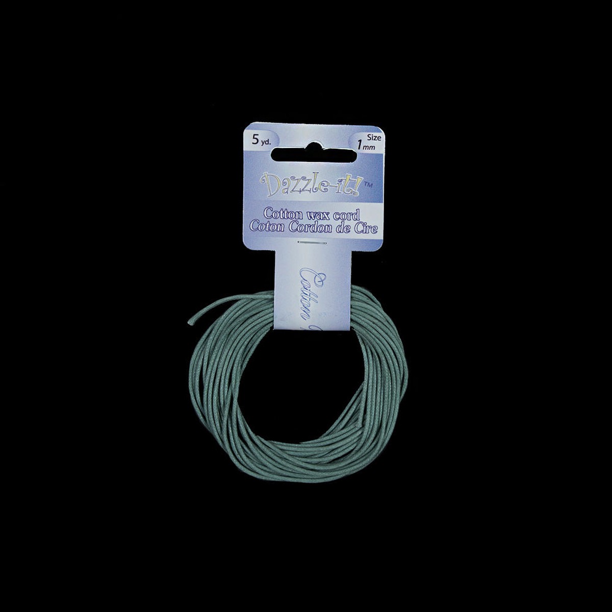 dazzle-it-sea-green-cotton-wax-cord-1mm