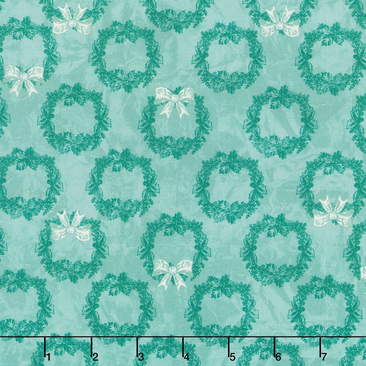 jolly-christmas-holiday-wreath-light-green-cotton-yardage