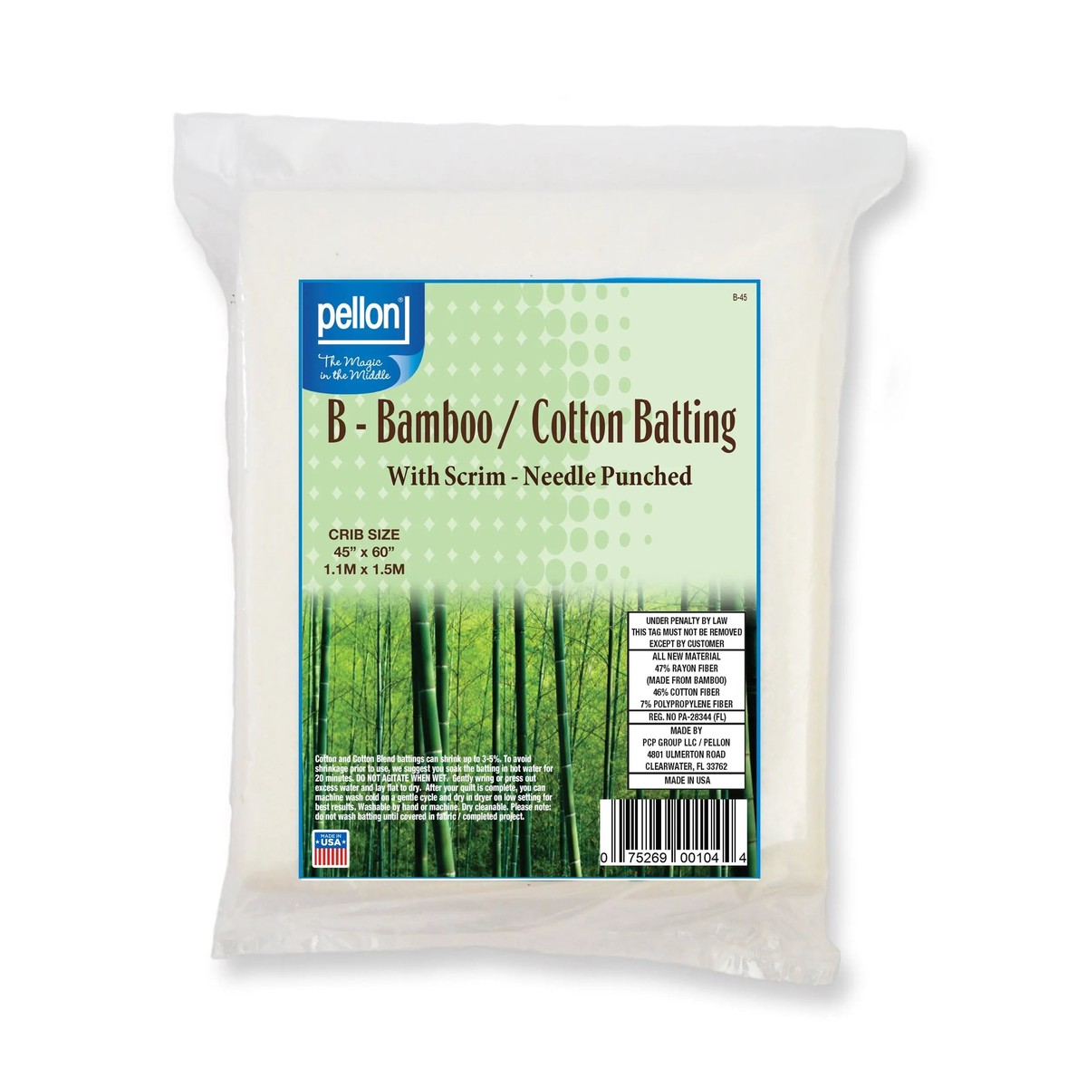 pellon-bamboo-cotton-batting-scrim-45-x-60-crib-size-package
