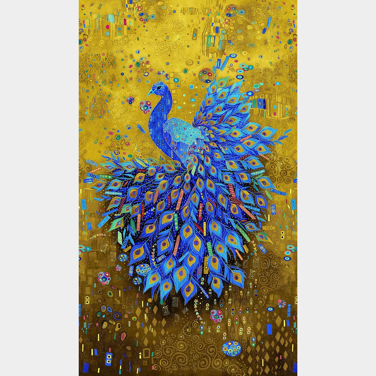 gilded-plume-peacock-multi-metallic-panel