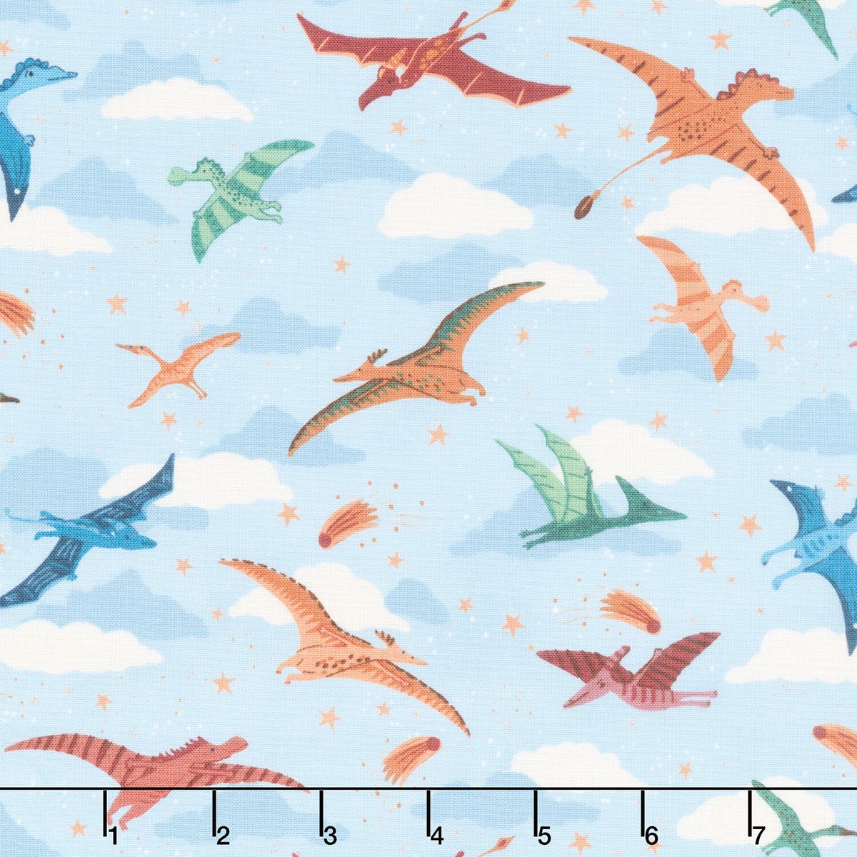 prehistoric-soar-light-blue-yardage