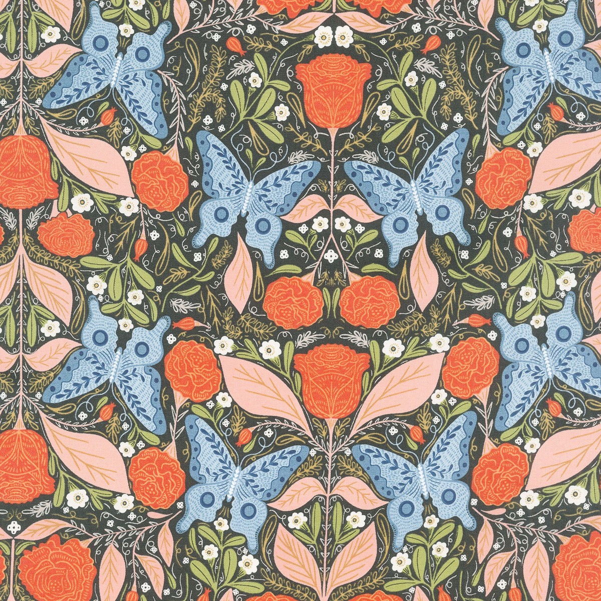 woodland-wonder-vintage-butterfly-midnight-yardage