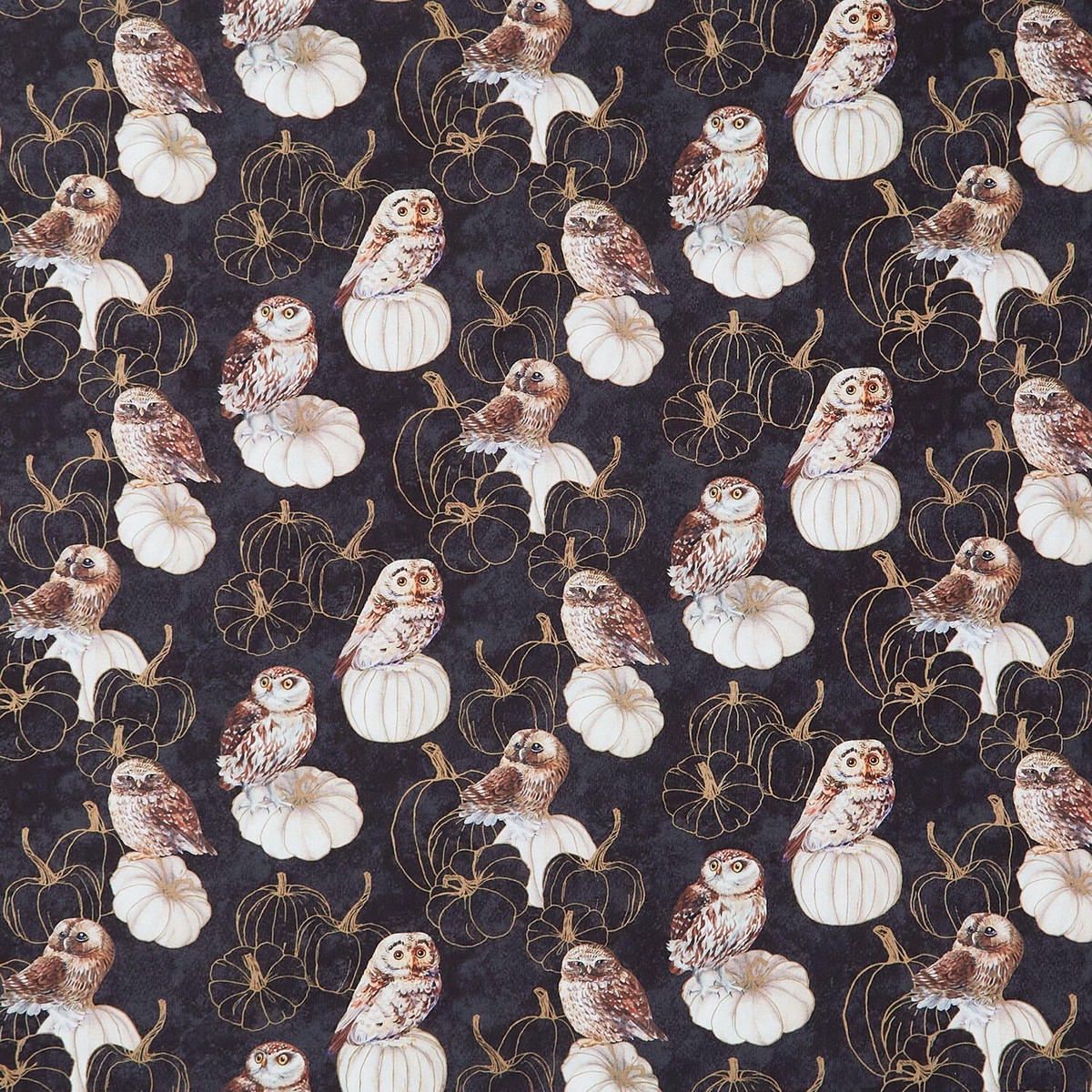 night-owl-owls-black-multi-yardage
