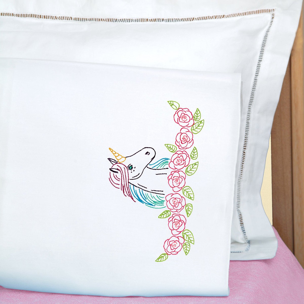 unicorn-embroidery-pillowcase-set