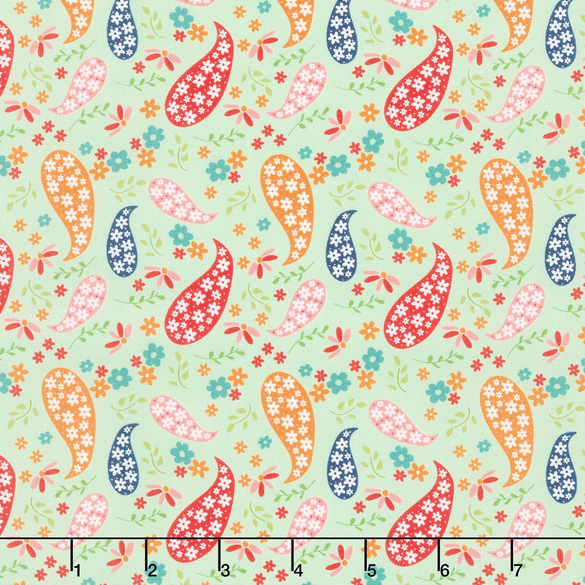raspberry-summer-paisley-mint-yardage