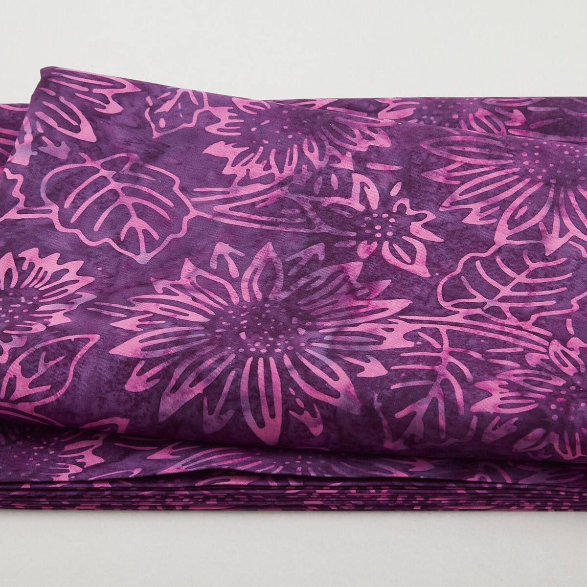 java-batiks-abundant-sunflowers-purple-3-yard-cut
