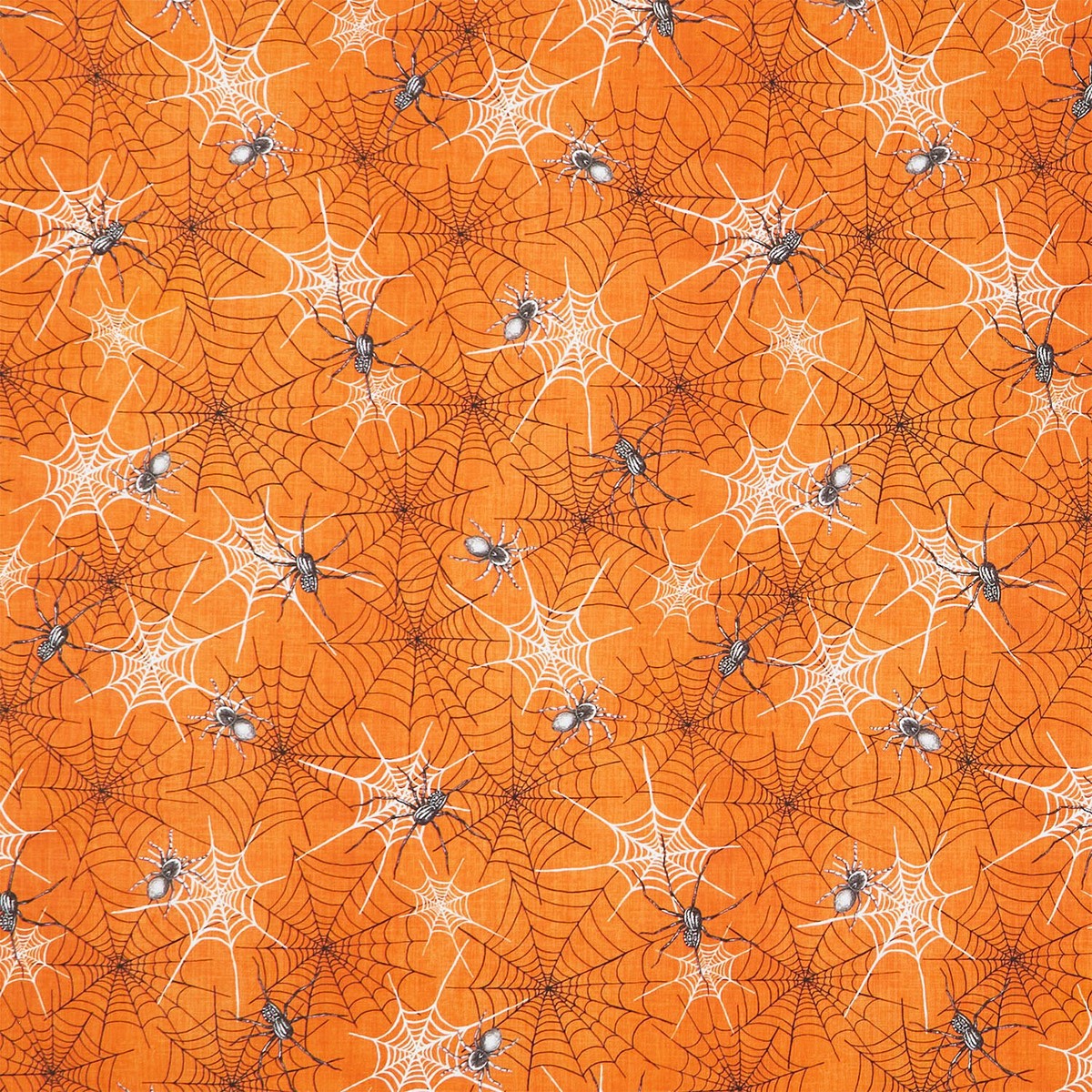 fear-factory-spiderweb-and-spiders-allover-orange-yardage