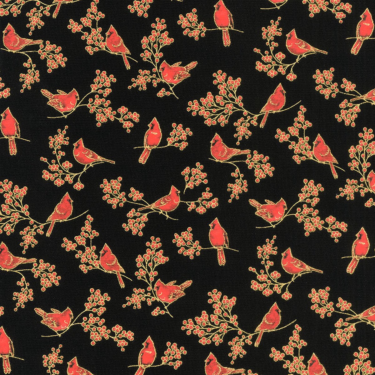holiday-charms-birds-black-metallic-yardage