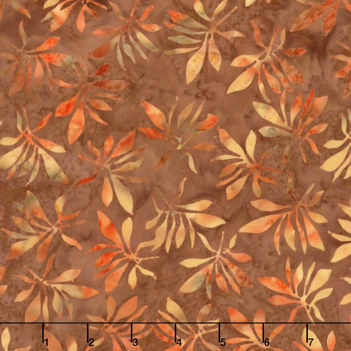 fall-flair-batiks-leaves-brown-cinnamon-yardage