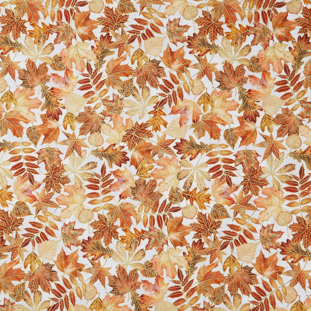 warm-welcome-leaves-orange-spice-metallic-yardage