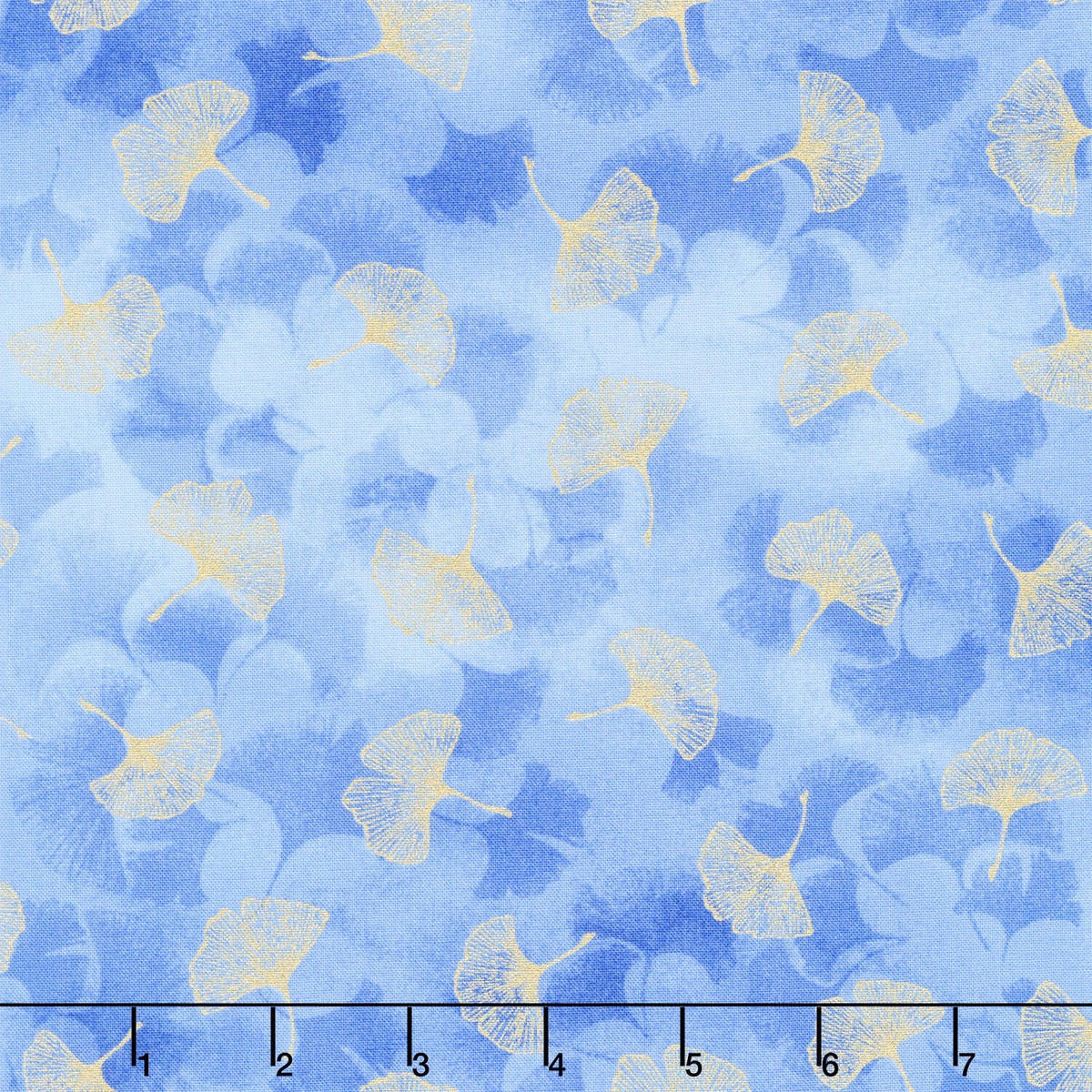 moonlight-ginkgo-leaves-blue-metallic-yardage