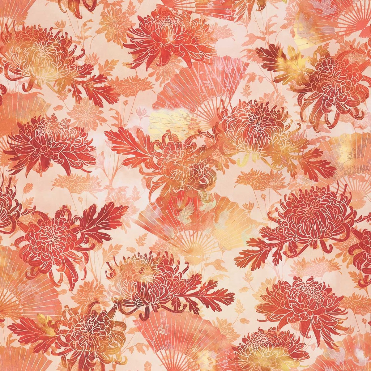 oriental-gardens-fans-mums-red-digitally-printed-yardage