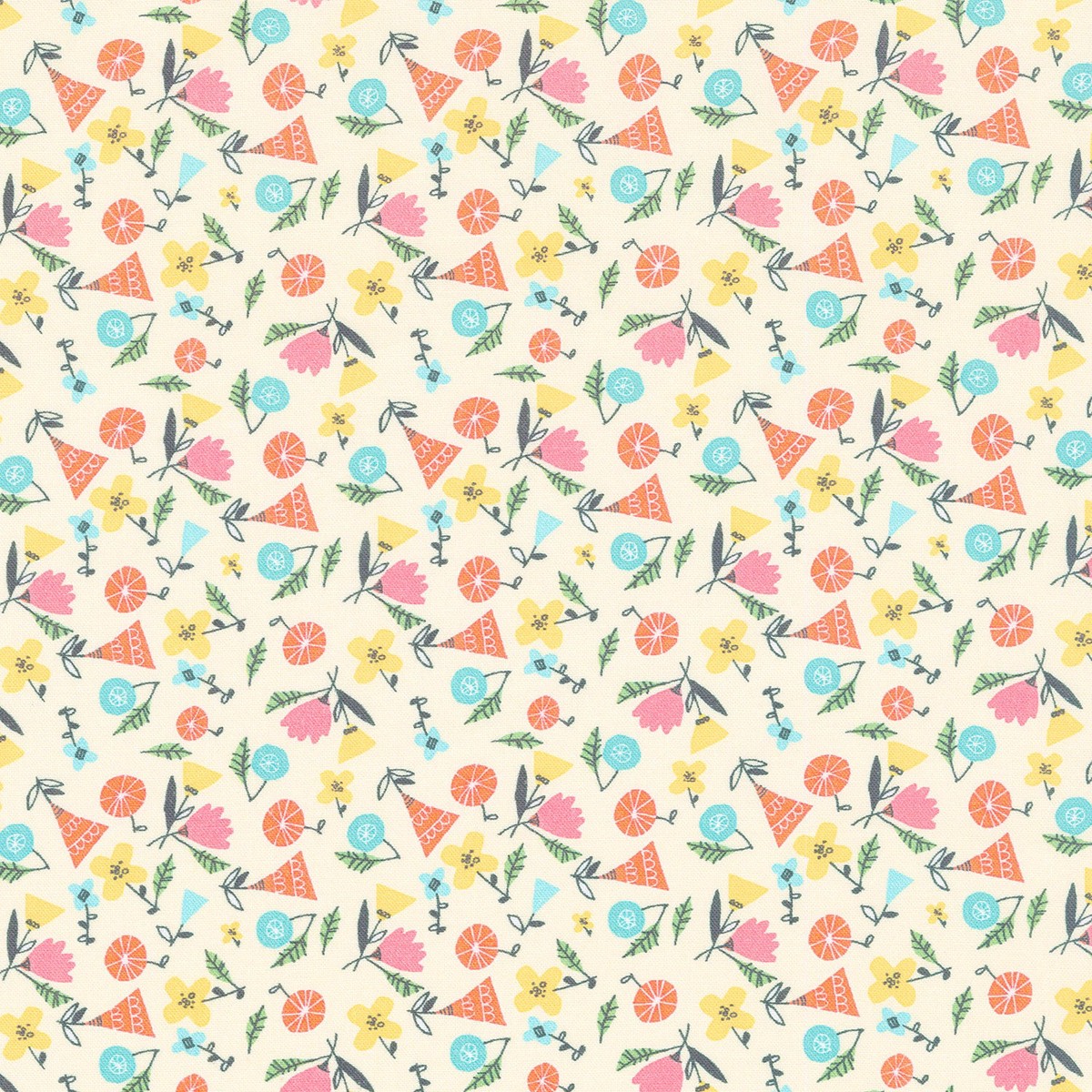 elephant-joy-spirit-floral-light-yellow-yardage