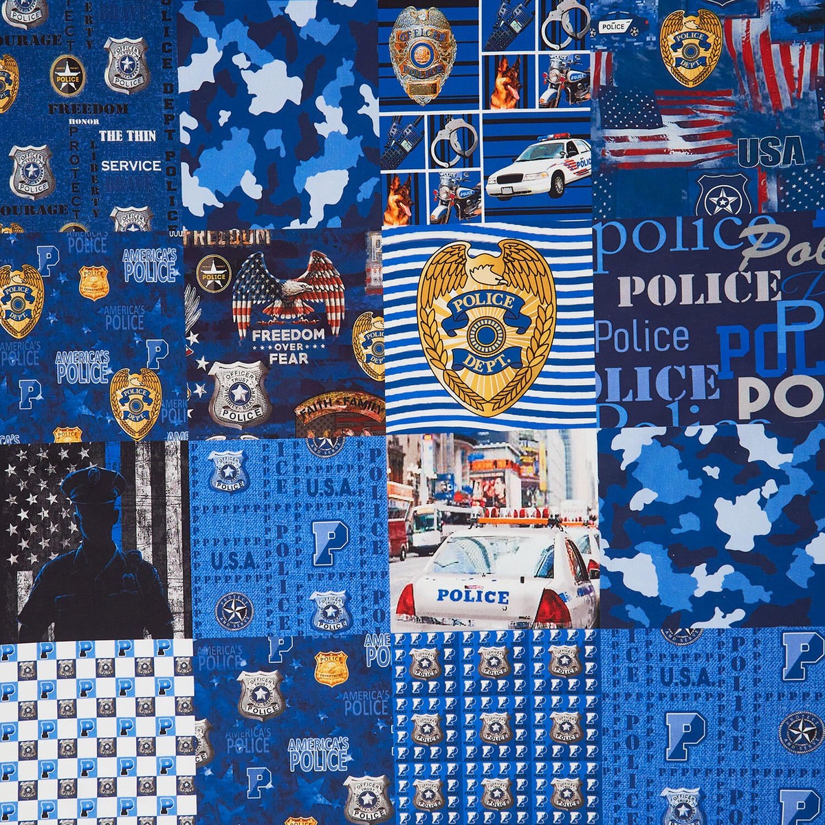 service-rescue-police-dept-cheater-quilt-dark-blue-yardage