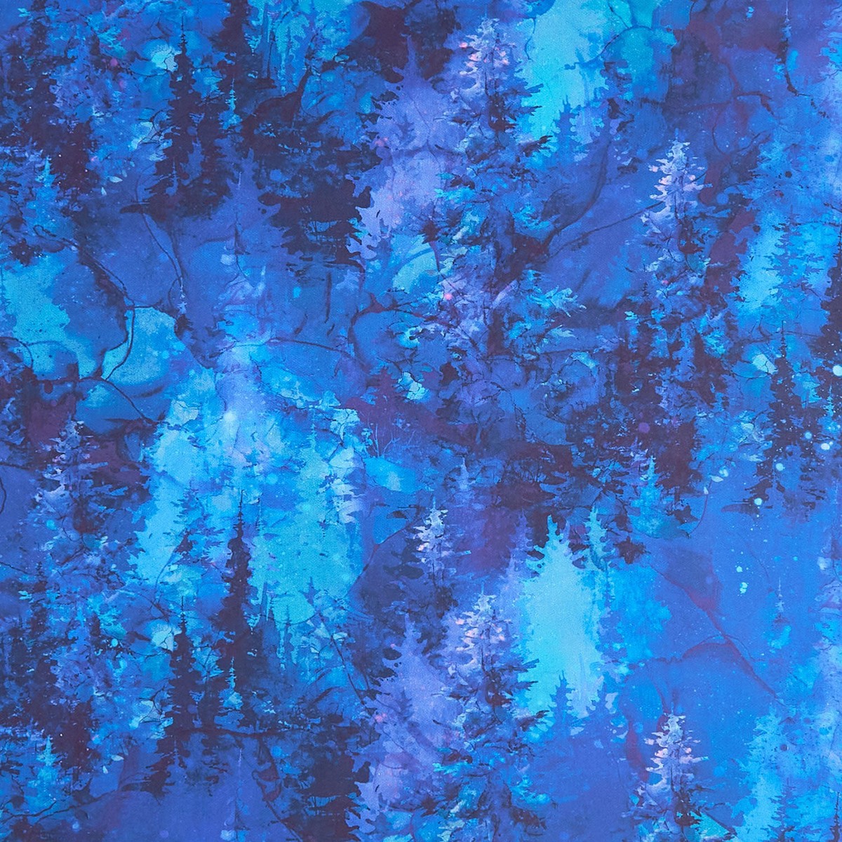illuminations-trees-dark-blue-yardage