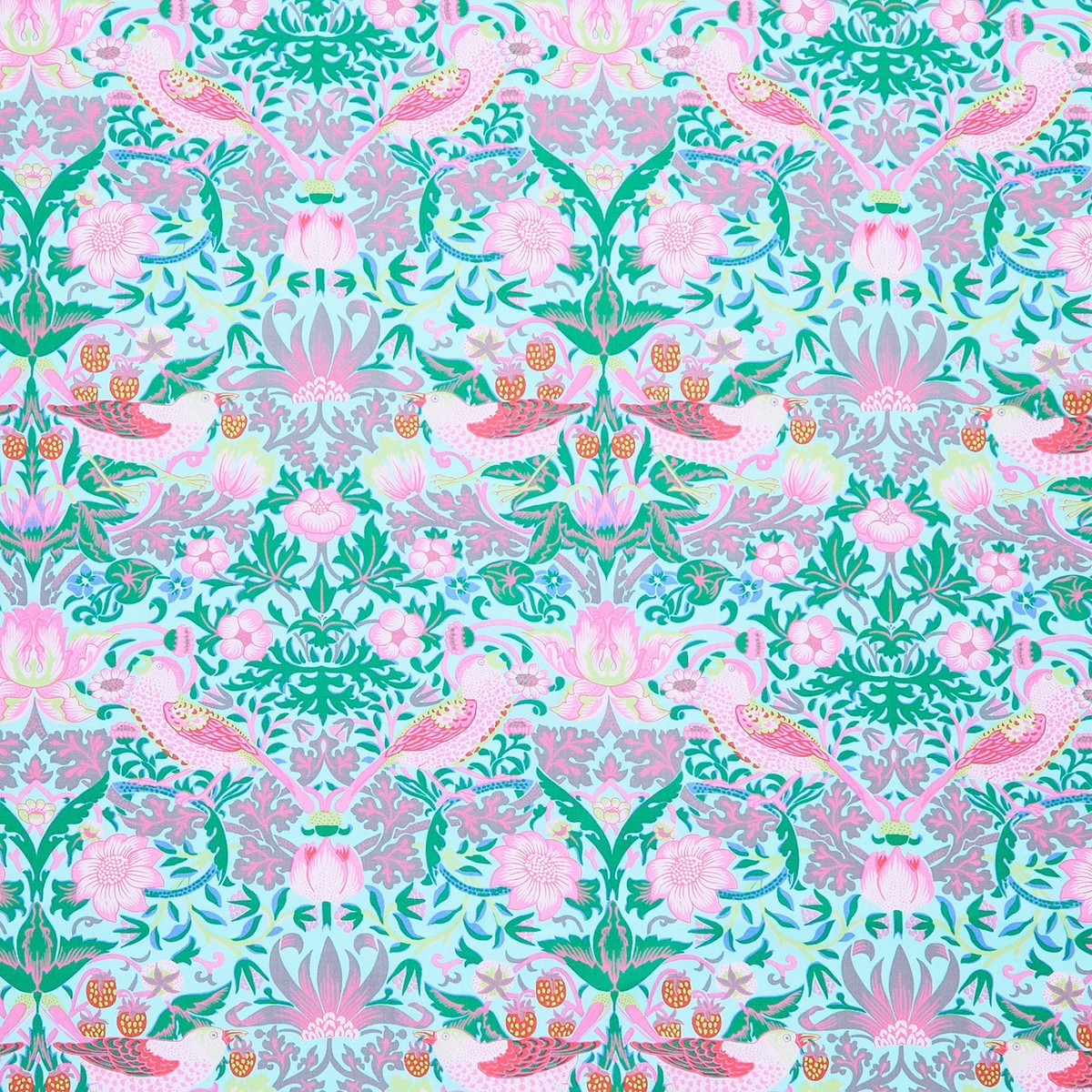 kaffe-fassett-x-the-original-morris-co-strawberry-thief-aqua-yardage