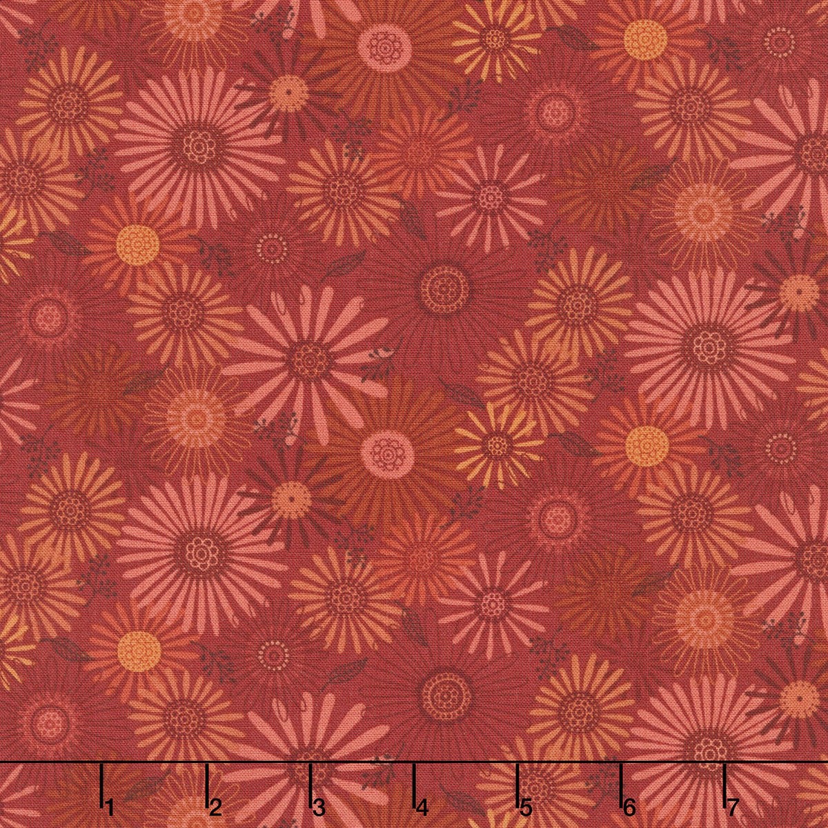 thistle-and-rye-daisy-red-yardage