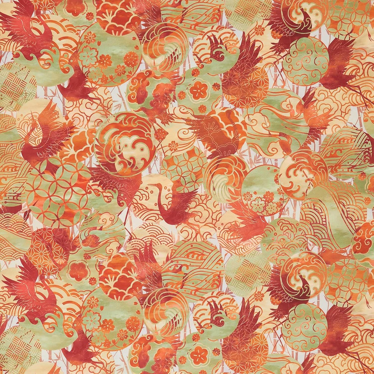 oriental-gardens-emblems-red-digitally-printed-yardage