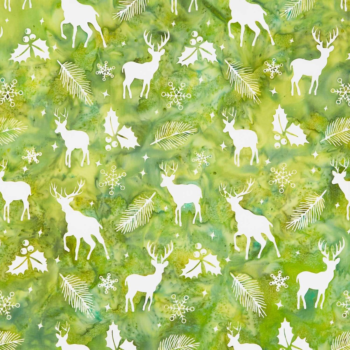 festive-wishes-batiks-deer-holly-snowflakes-green-yardage