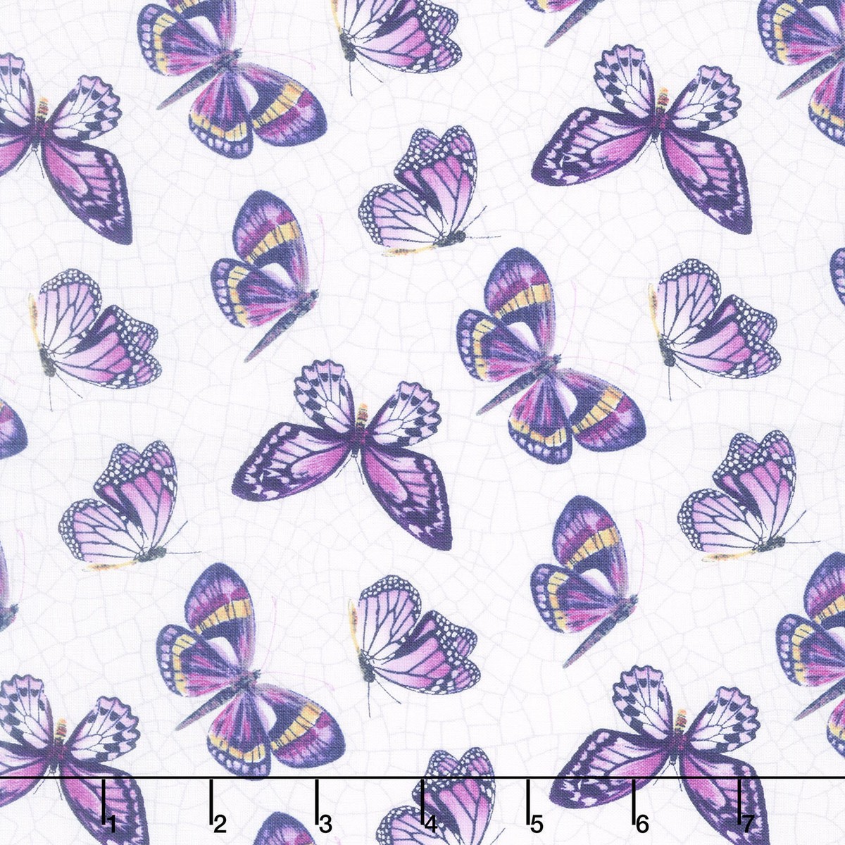 tulip-garden-butterflies-white-multi-yardage