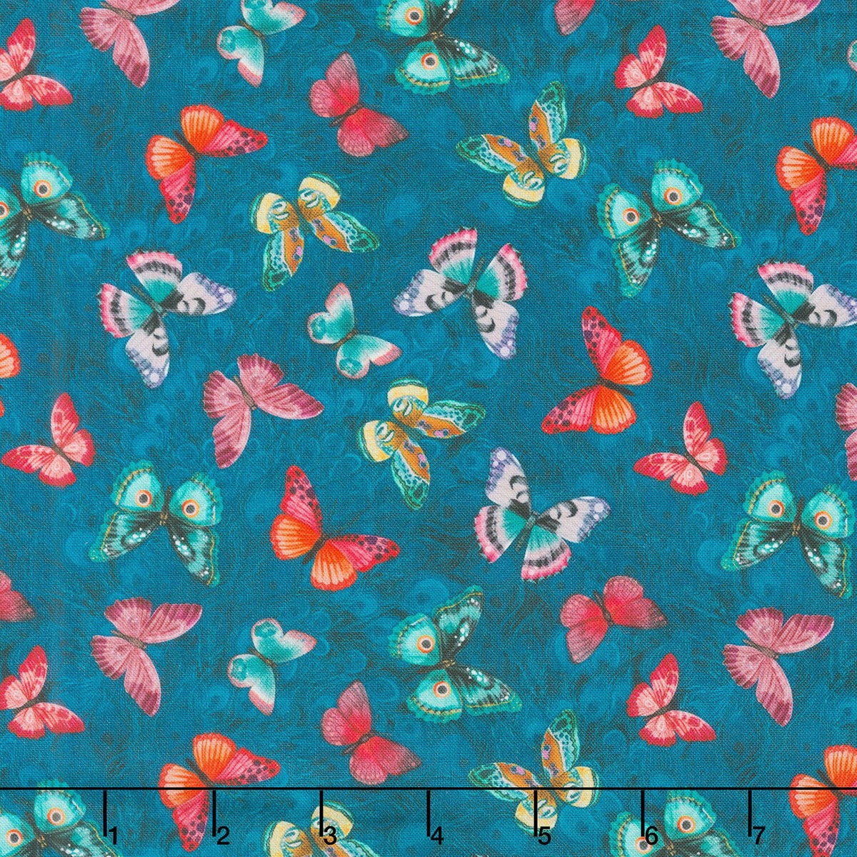 wild-garden-teal-butterflies-yardage