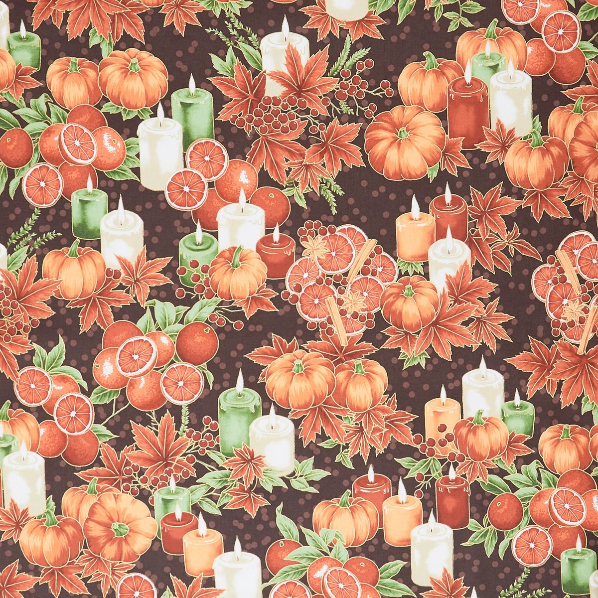 sweet-pumpkin-spice-candles-walnut-metallic-yardage
