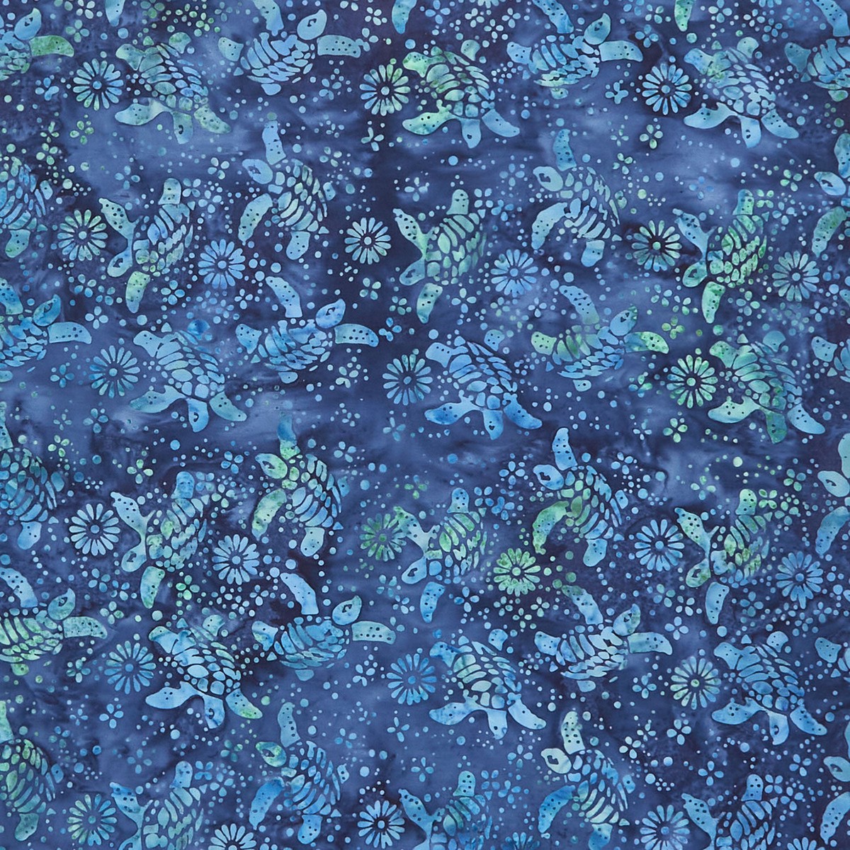 turtle-cove-batiks-turtle-blue-marine-yardage