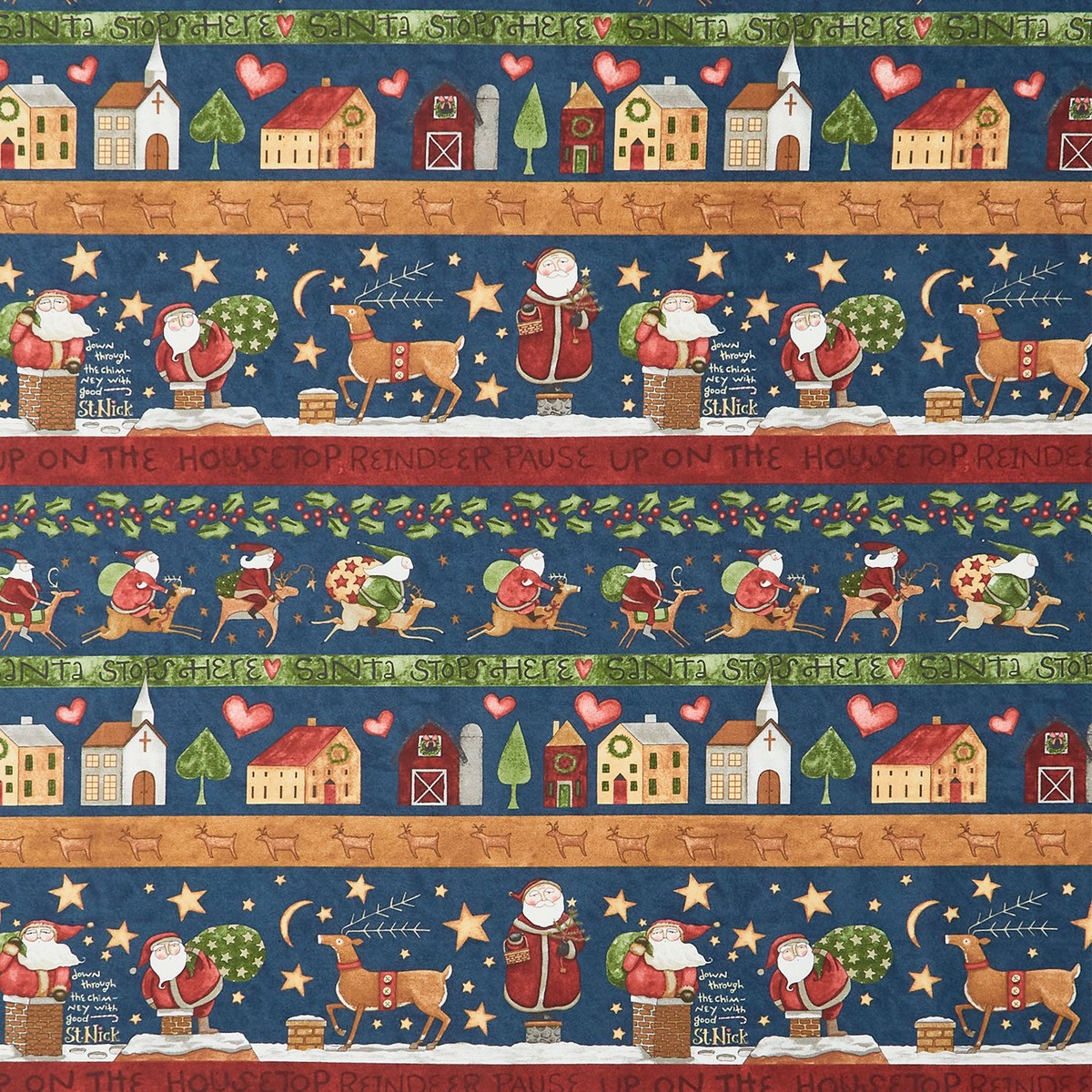 up-on-the-housetop-border-stripe-midnight-yardage