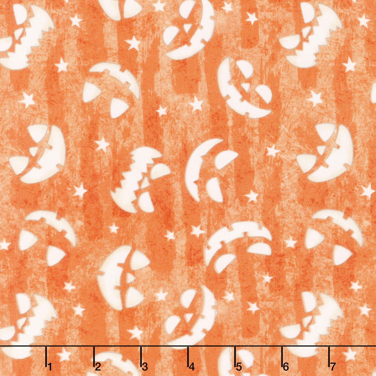 ghosts-in-the-graveyard-jack-o-lantern-faces-glow-orange-yardage