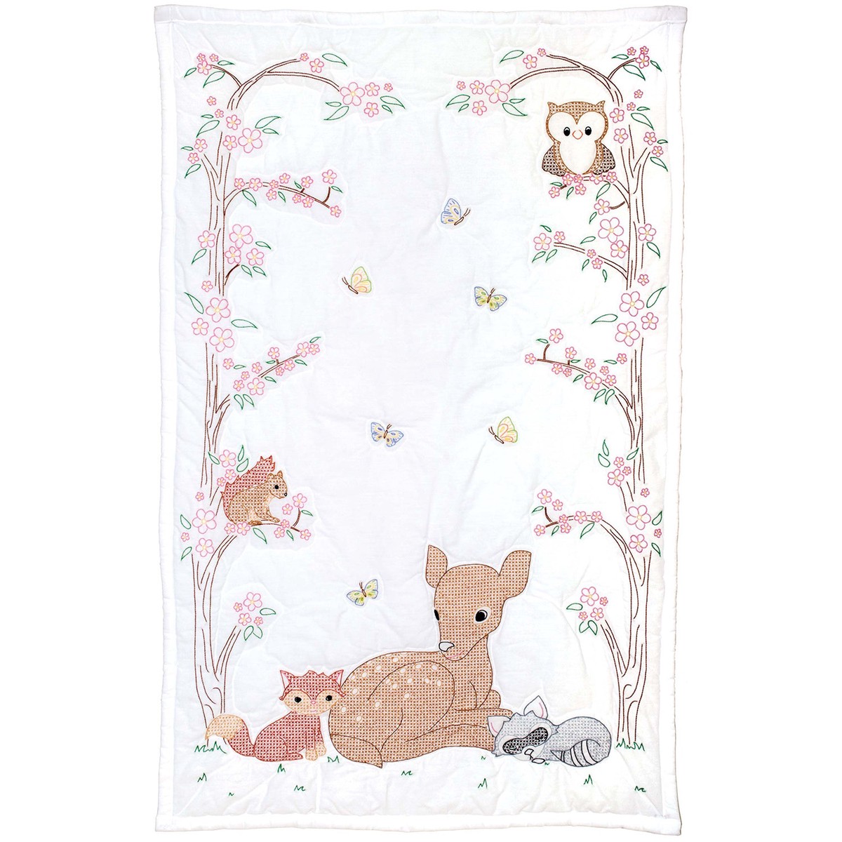 deer-friends-embroidery-crib-quilt-top