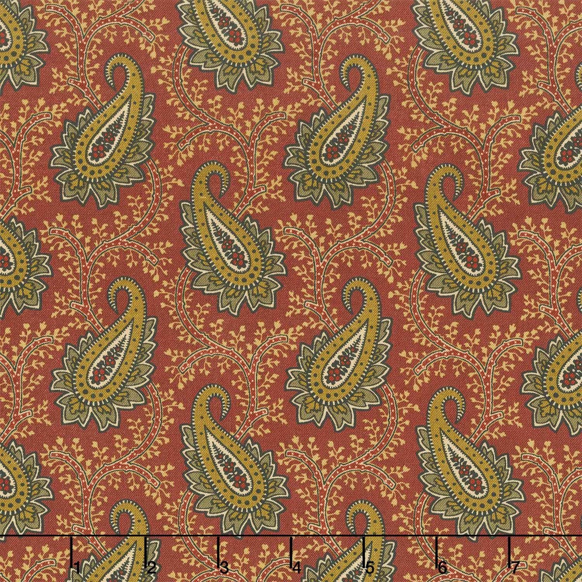 madison-manor-revisited-main-paisley-red-yardage