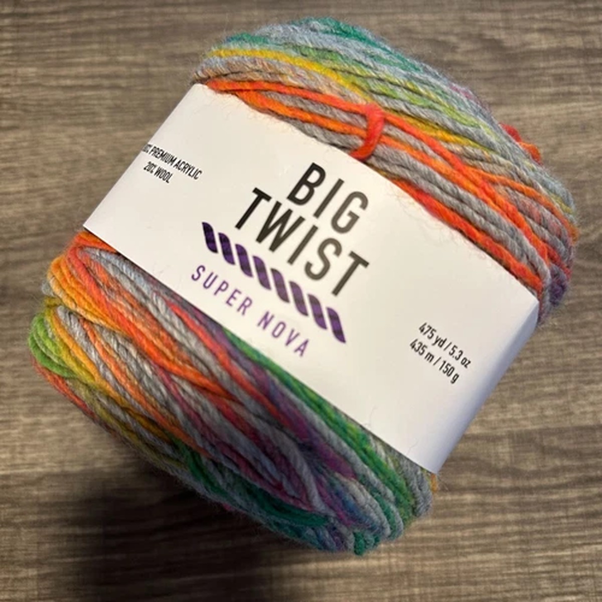 big-twist-super-nova-yarn-color-rainbow-meteorite-free-us-shipping