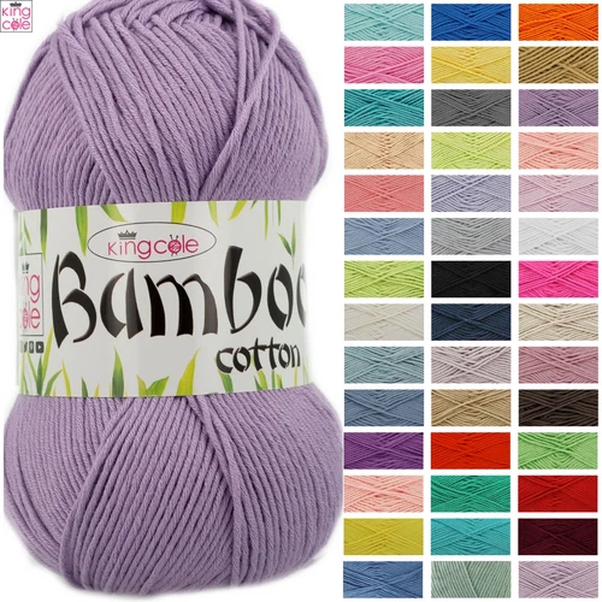 king-cole-bamboo-cotton-dk-100g-yarn-all-colours-knitting-wool-yarn-acrylic