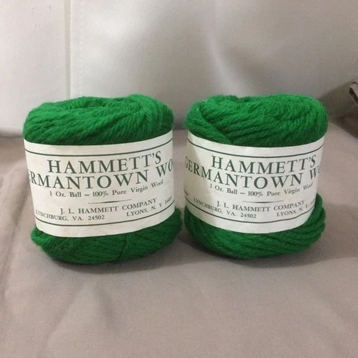 vintage-60s-germantown-wool-yarn-lot-kelly-green-100-virgin-wool-same-dye-lot