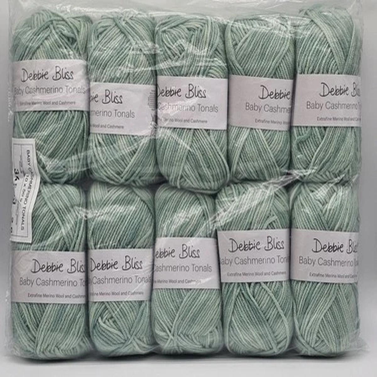 debbie-bliss-baby-cashmerino-tonals-lot-of-10-color-34503-peppermint-disc-nwt