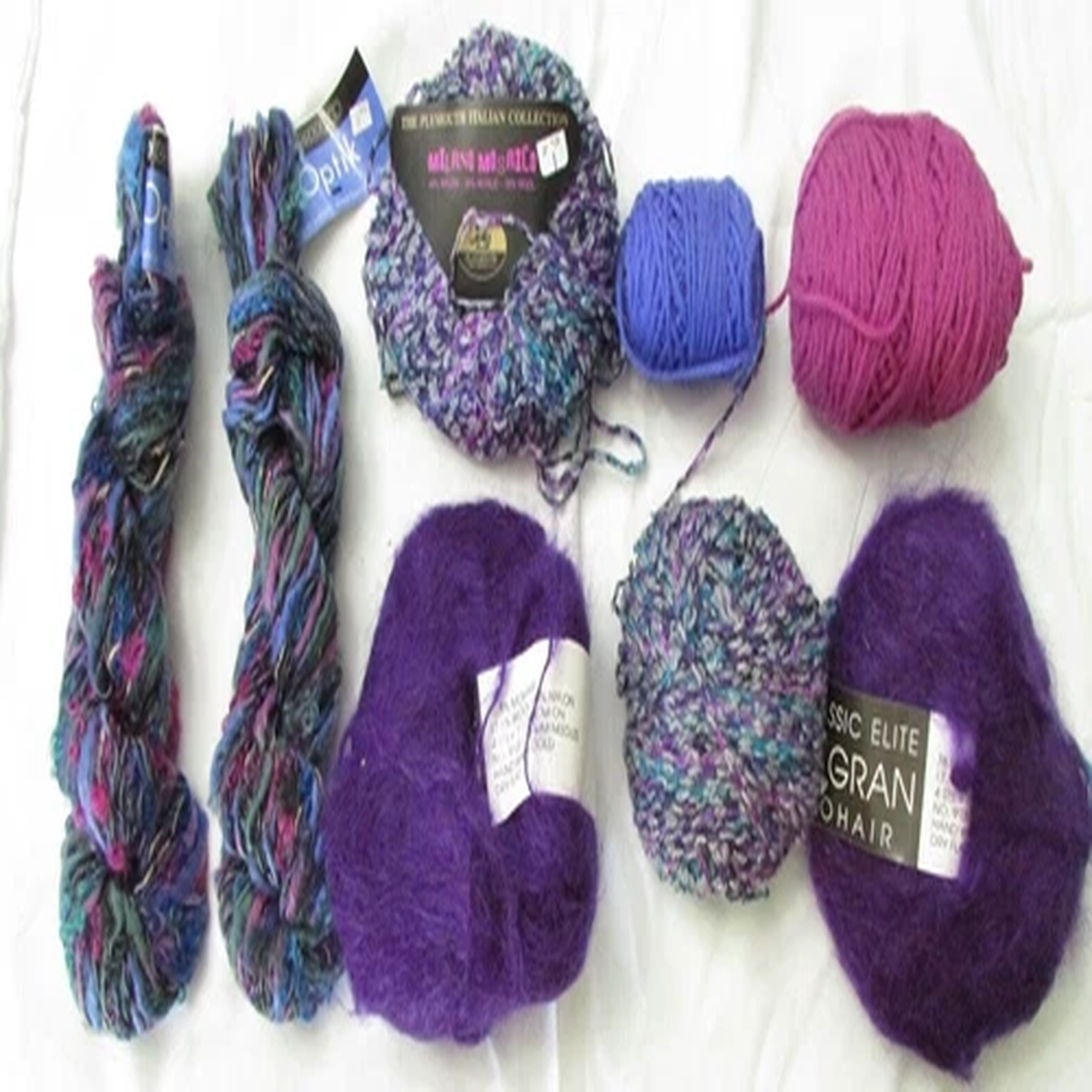 optik-plymouth-la-gran-mohair-pink-purple-craft-yarn-8-ct-lot-nwt-4-cr31