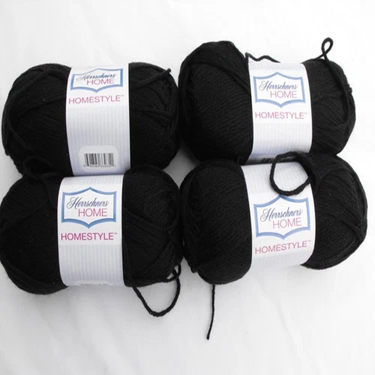 herrschner-s-home-homestyle-yarn-4-skeins-of-black-washable-wool-mix