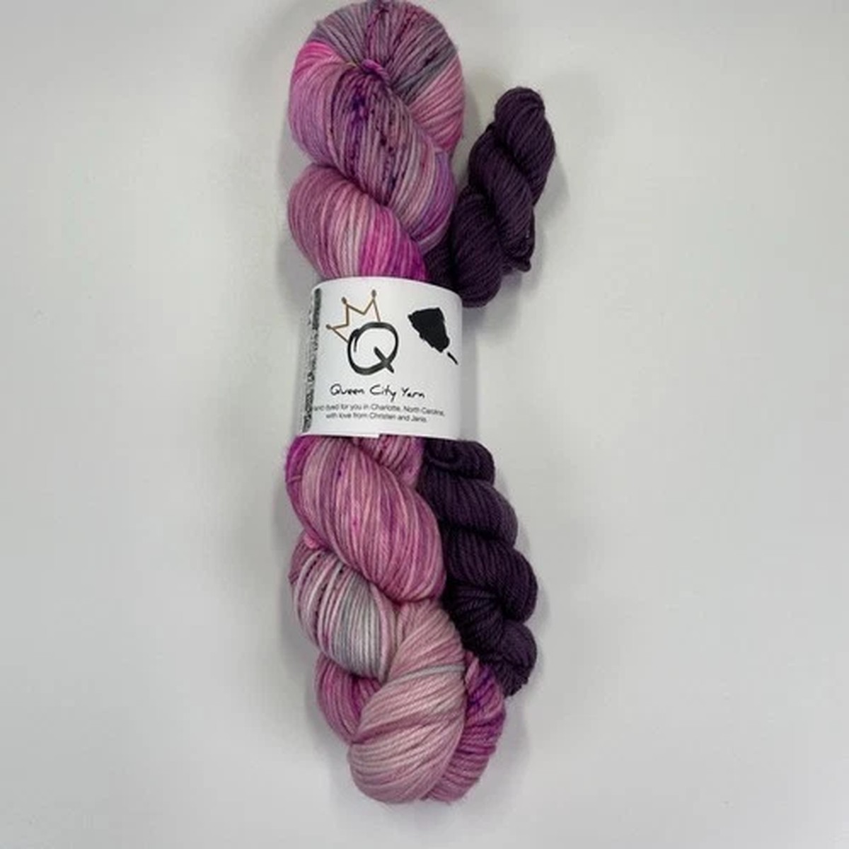 queen-city-sock-yarn-set-noda-hand-dyed-sw-merino-nylon-valentine-eggplant