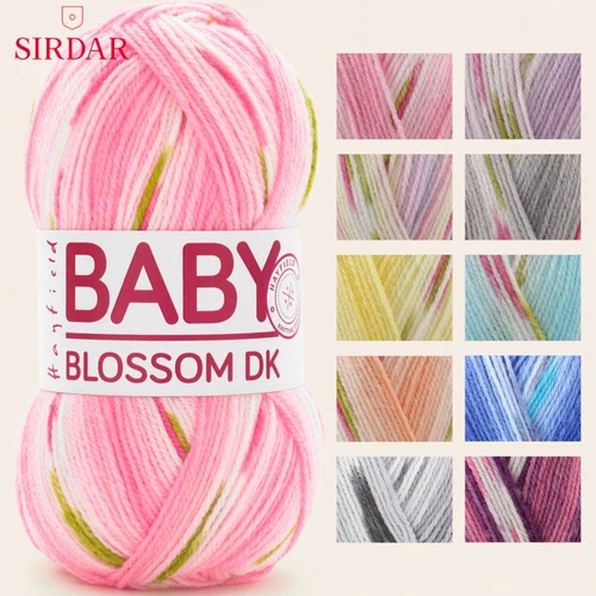 sirdar-hayfield-baby-blossom-dk-100g-wool-yarn-craft-crochet-acrylic-nylon