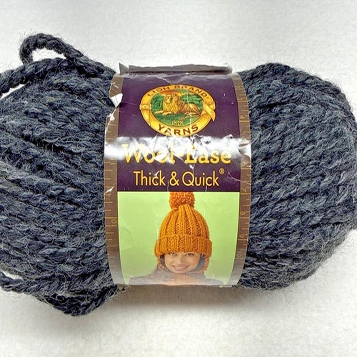lion-brand-wool-ease-thick-quick-charcoal-yarn-lot-74293b-6-oz-106-yds-6