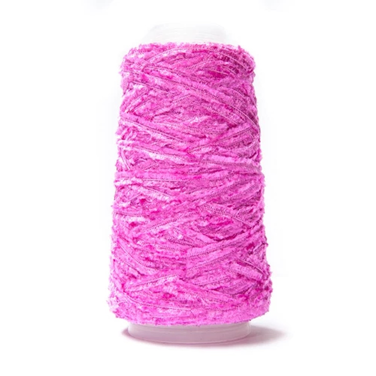 200g-cone-1-8nm-100-nylon-feather-yarn-fuchsia-pink-fd393