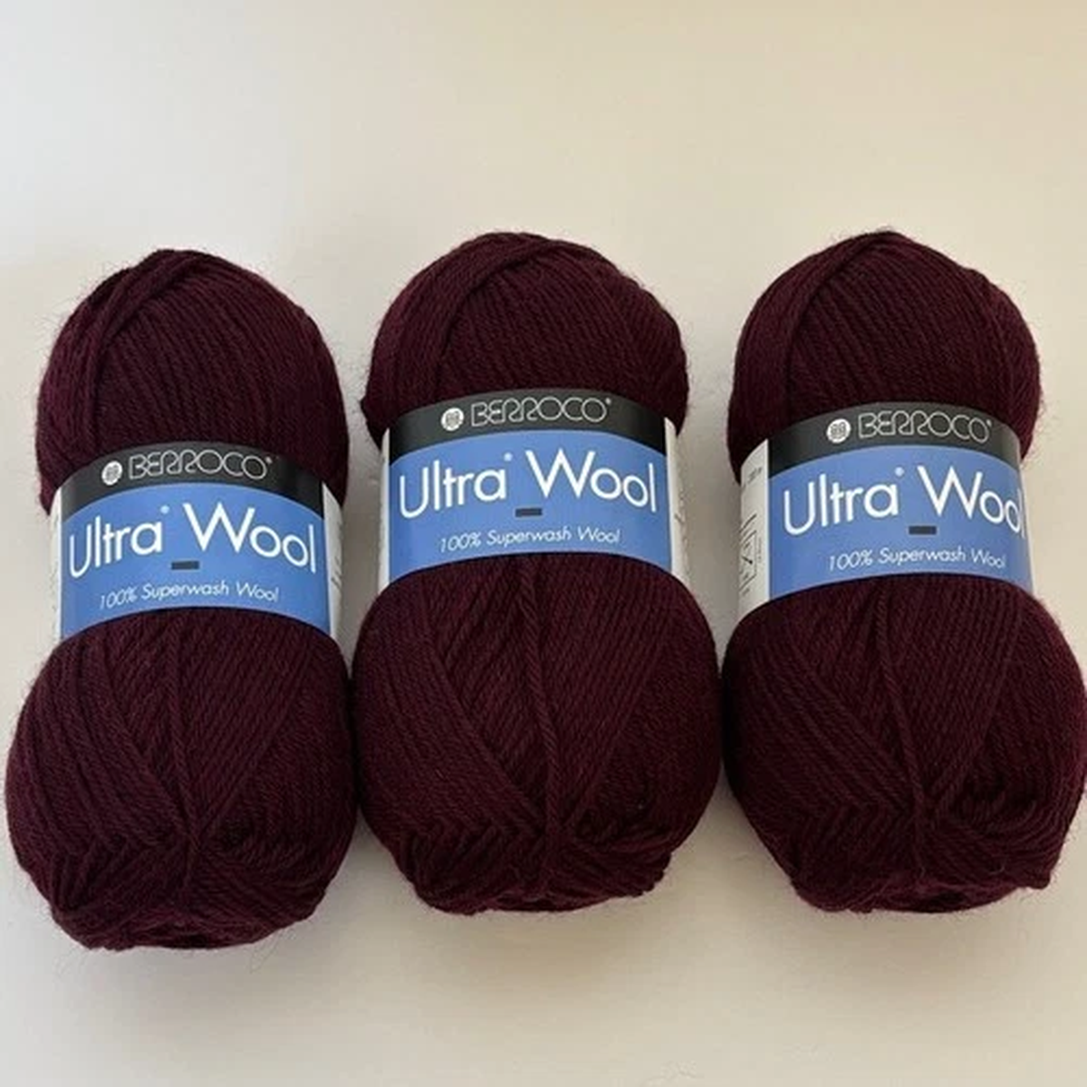 berroco-yarn-ultra-wool-100-superwash-wool-burgundy-made-in-peru-lot-3-skeins