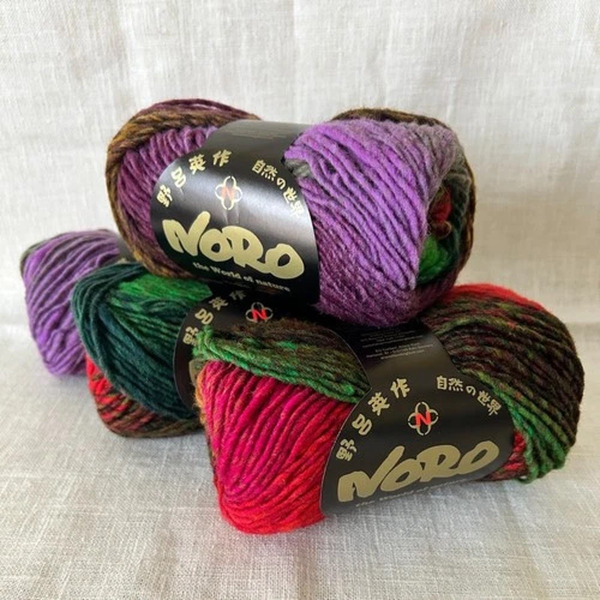 noro-kureyon-yarn-lot-of-4-skeins-color-478-same-dye-lot-ships-from-japan
