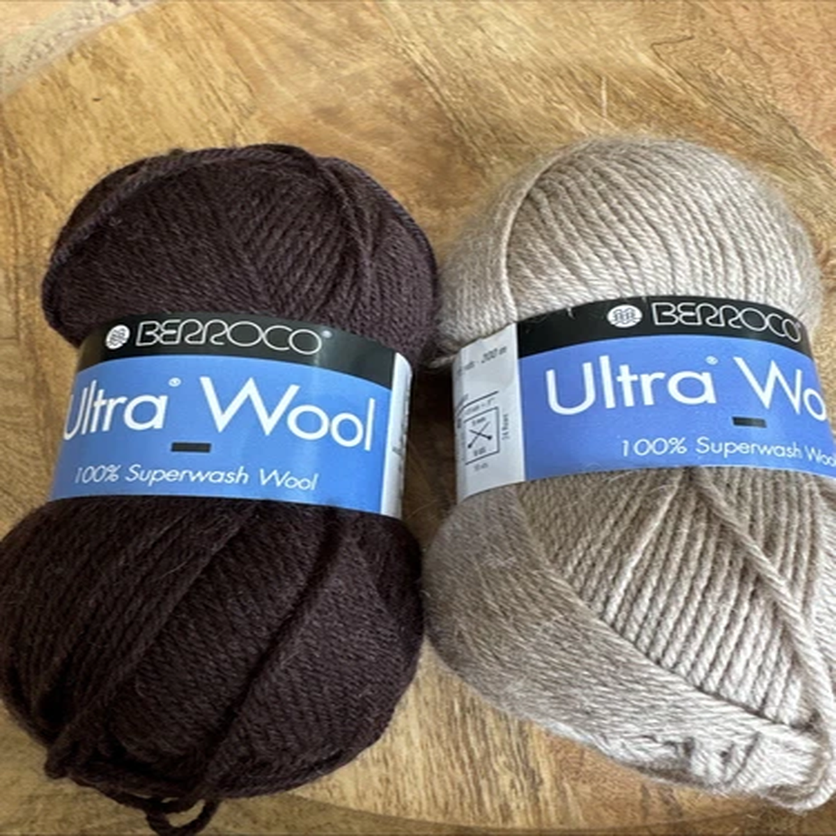 2-berroco-yarn-ultra-wool-1-brown-33115-1-tan-33103-3-5oz-superwash-ynw