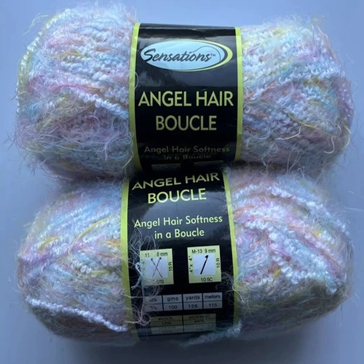 lot-of-2-sensations-angel-hair-boucle-in-multi-yarn-3-5oz-126yds-5-bulky