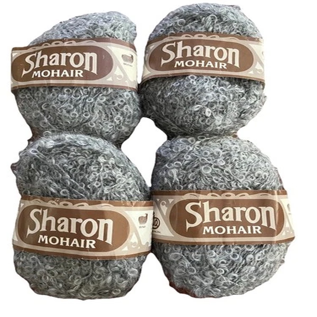vintage-sharon-mohair-wool-yarn-4-skeins-classic-elite-gray-1013-90-yd-usa