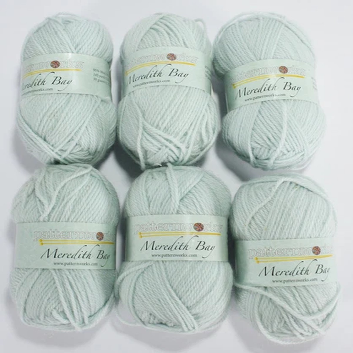 6-patternworks-meredith-bay-ice-blue-yarn-lot-wool-alpaca-50gr-145yrds