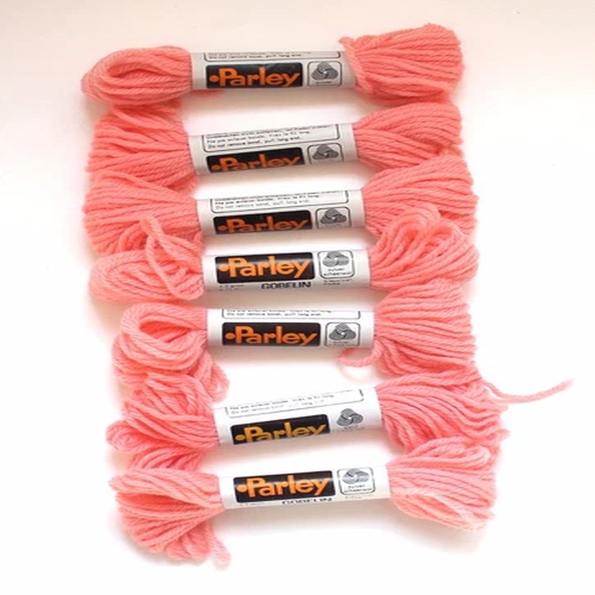 lot-of-7-parley-needlepoint-skein-wool-pink-786-gobelin-holland-tapestry-b1
