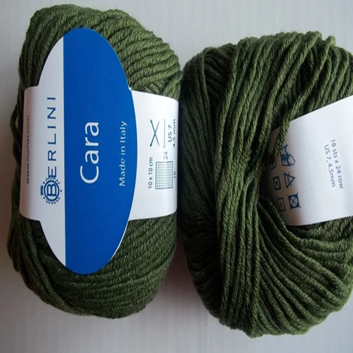 berlini-cara-8-ply-wool-blend-yarn-garden-green-lot-of-2-98-yds-each