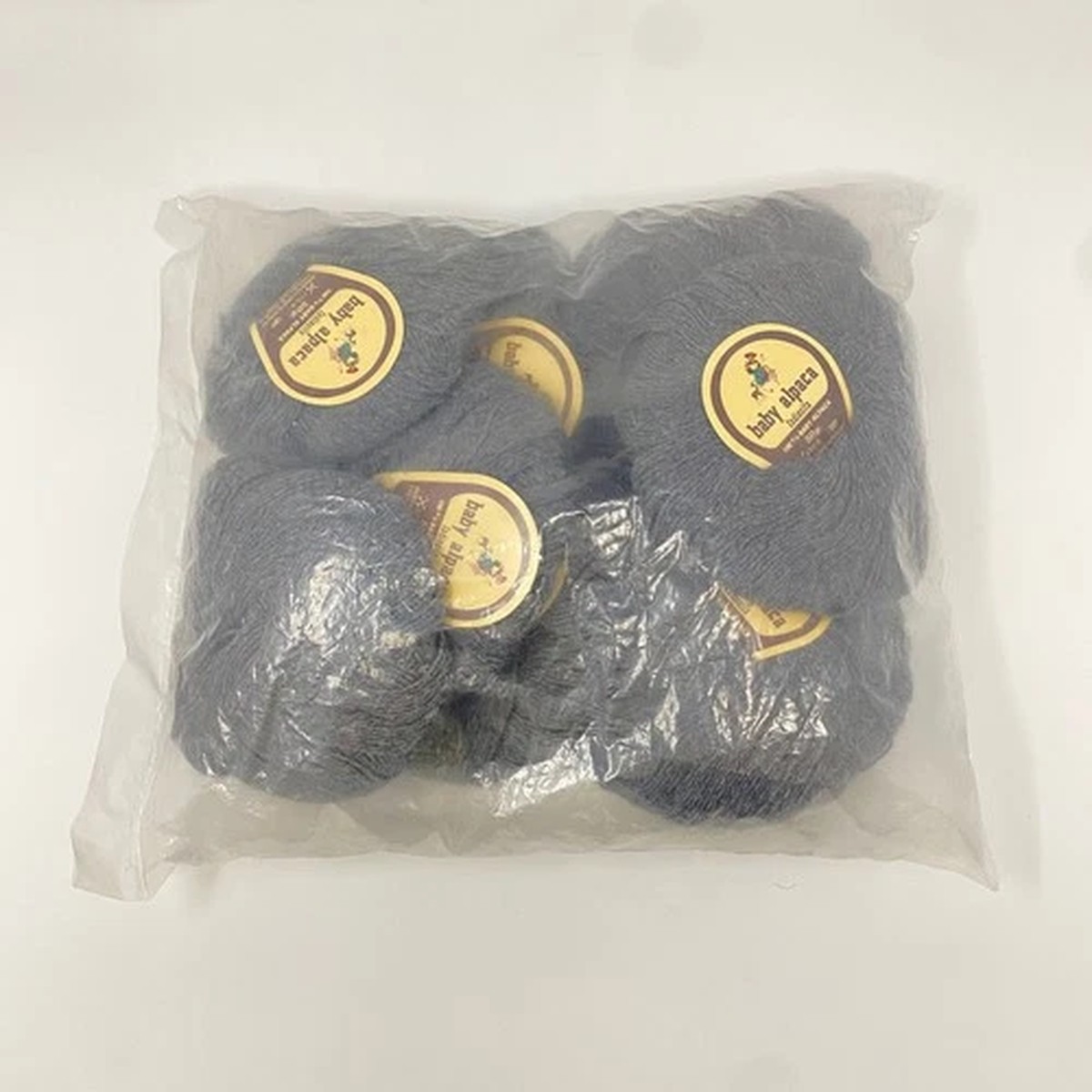 lot-of-10-michell-baby-alpaca-yarn-skeins-fingering-superfine-dark-charcoal-50g